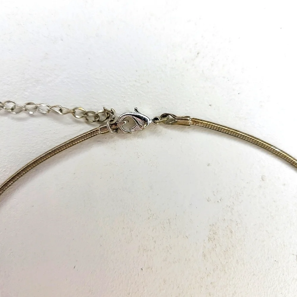 Amethyst Wire Teardrop Pendant Necklace